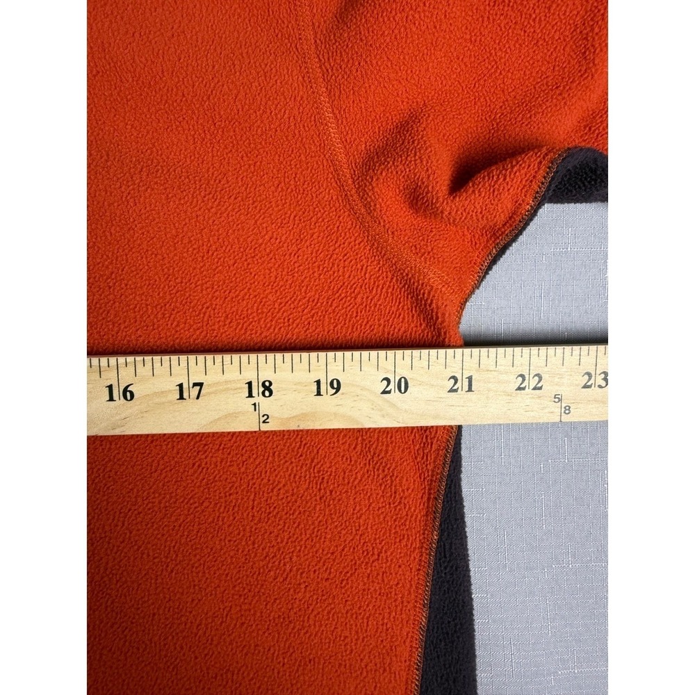 Patagonia Synchilla Fleece Pullover Womens L Orange Quarter Zip Mid Layer Jacket - Picture 4 of 9